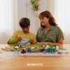 BONNYCO Dinosaur Toys for Kids Painting Kit 16 Figurines Kids Crafts Kits with Glow in The Dark, Toys & Gifts for Boys | Kids Toys 3 4 5 6 7 8 9 10 Years Old Gifts for Kids Birthday, Christmas