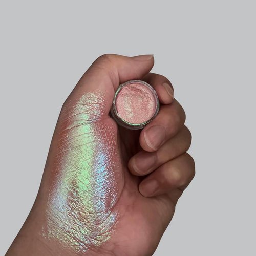SZDYM Multichrome loose pigment,iridescent neon eye shadow powder,Multi-Reflective Finishes Makeup,0.28 Grams Pressed Highly Pigmented Minerals (M08)
