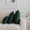 SHITURRE Christmas Tree Decorative Throw Pillow Covers Set of 2 Packs, Soft Fluffy Pillowcases for Home Décor, Boho Pillow Covers for Couch Bedroom(Green-Tree, 18"x18")