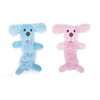 Grriggles Baby Bark Bungee Stretch Puppy Dog Toys Pink or Blue Soft Plush Toy Small Pups (Blue)