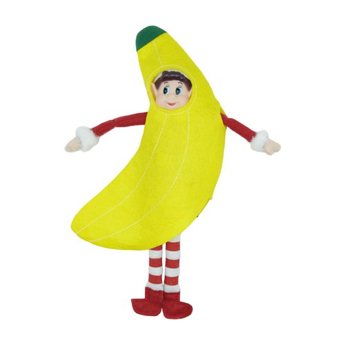 LovelfStory Christmas Elf Doll Accessories Clothes,Avocado Banana Couture Outfits Holiday for Boy or Girl Elf Doll, Doll is not Included. (Banana)
