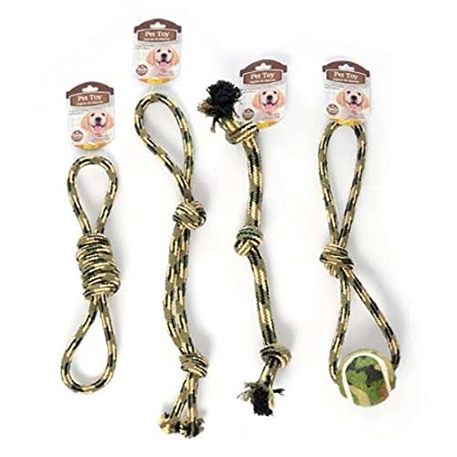 Bonita Home 2324493 Cotton Rope Dog Toy - 4 Assortments - Case of 48