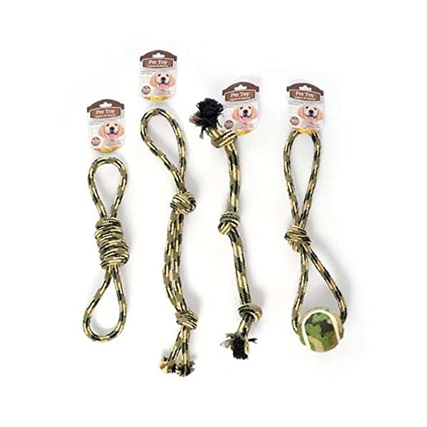 Bonita Home 2324493 Cotton Rope Dog Toy - 4 Assortments - Case of 48