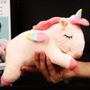 YUCHNG Pink Unicorn Plush Toy Unicorn Stuffed Animal Soft Plush Pillow 11 Inch, Plush Unicorn Birthday Gift Soft Plush Toy, Gift for Children, Friends