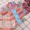 Honbay 50PCS Nail Art Tool Mini Double Sided Nail Files Emory Boards for Home and Professional Salon Use (150/150 Grit)
