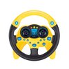 Yohencin Baby Steering Wheel Toy, Kids Steering Wheel for Car Backseat a Variety of Car Sound Effects to Develop Baby's Auditory Skills. (Yellow)