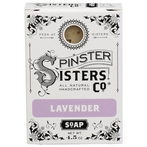 SPINSTER SISTERS CO Lavender Bar Soap, 4.5 OZ