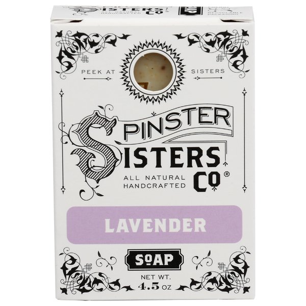 SPINSTER SISTERS CO Lavender Bar Soap, 4.5 OZ