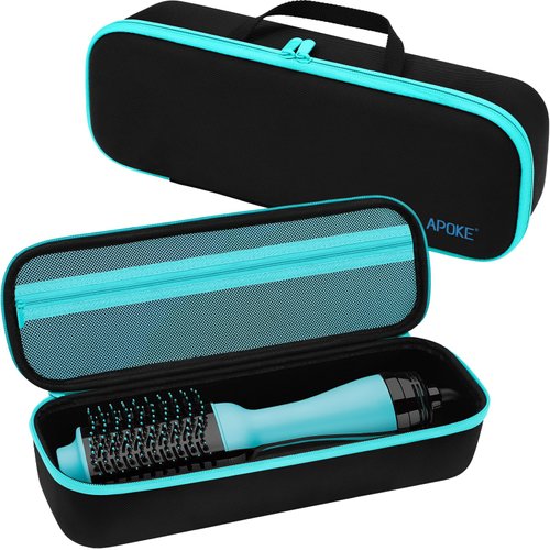 APOKE Travel Case for Revlon One Step Hair Dryer Brush, Portable Lightweight Storage Bag for All ...