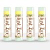 Just Bee 100% Natural Beeswax Lip Balm with Organic Oils (Cozy Vanilla, 4 pack)