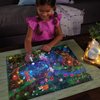 Peaceable Kingdom Twilight Fairies Puzzle – 100-Pc. Seek & Find Glow Puzzle for Kids Ages 6 & Up – Included Blacklight Reveals Hidden Items – Great for Home or Classrooms
