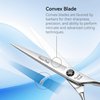 Fenice Peak CNC Professional Hair Cutting Scissors 5.5 Inch Sharp Convex Blade Barber Shears Made of VG10 Japanese Stainless Steel with Adjustment Screw for Salon Hairdressing and Home User