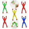 PPXMEEUDC 27PCS Multi-color and Multi-style Stretchy Sticky Toys Including Sticky Hands Wall Climbers Men Hammers Lizards Snake Crocodile and Skeletons for Kids Party Favors