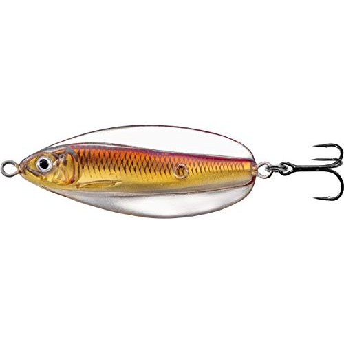 LIVE TARGET LiveTarget Fishing Tackle Lures Erratic Shiner Casting Spoon Gold-Red, Model: ESS70SK223