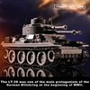 WW2 Army Tanks Toy Building Kit, Create a Soviet T-34 Tank & a German Panzer 38(t) Tank, Great Military Model Toys Gift for Boys, Kids, and Teens Age 8+ (1008 Pieces)