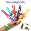 PAITUEND Dinosaur Slap Bracelets for Kids Party Favors-Dinosaur Theme Goodie Bag Stuffers(6pack) for Boys&Girls Dinosaur Theme Party Supplies Carnival Prizes Suit Classroom Exchanging Gifts