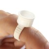 COOSKIN 100pcs Microblading Pigment Glue Rings Tattoo Ink Holder for Eyelash Extension Rings