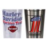 Harley-Davidson Racing Tumbler Set, Double-Wall Stainless Steel- 16 oz. & 18 oz.