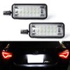 Gempro License Plate Light, 2-Pack LED License Plate Lamp Assembly for Subaru BRZ Scion FR-S Impreza WRX STi Legacy Crosstrek Toyota 86, Powered by 18SMD Xenon White LED Lights