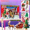 SIHPTO Christmas Magnetic Paper Dolls Dress-Up Game，Christmas Magnetic Dress Up Dolls for Girls，Magnetic Dress Up Baby，Magnetic Dress Up Book for Girls and Toddlers Aged 3+