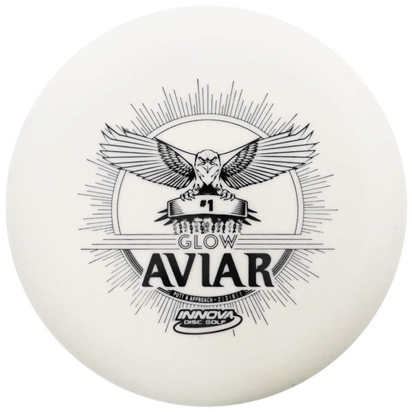 Innova Disc Golf Glow DX Aviar Putter Golf Disc, 173-175gm (Colors may vary)