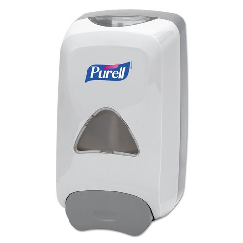 PURELL FMX-12 Push-Style Hand Sanitizer Foam Dispenser, Dove Grey, for 1200 mL PURELL FMX-12 Hand Sanitizer Foam Refill (Pack of 1) - 5120-06