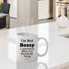 Funny Guy Mugs I'm Not Bossy, I Just Know What You Should Be Doing Ceramic Coffee Mug - 11oz - Ideal Funny Coffee Mug for Women and Men - Hilarious Novelty Coffee Cup with Witty Sayings