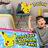 Pokemon 3D Pikachu Plush Pillow Cushion for Sofa or Bed Kids Bedroom Accessories Soft Anime Plushie 17.72 x 17.72