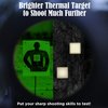 Internal Energy Zeroing Thermal Targets - 30 Pack - Passive Range Targets for Shooting Rifle - No Tilting or Power Required - Extra-Bright Thermal Squares for Outdoor Range