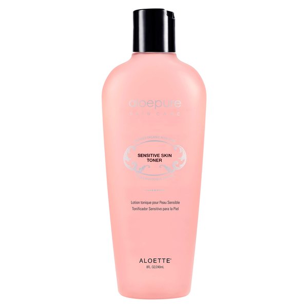 Sensitive Skin Toner Balancing Tonic for Dry and Sensitive Skin, Conditions & Calms Skin, Cucumber & Aloe Vera, Cruelty Free, 8 Fl Oz