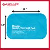MUELLER Sports Medicine Reusable Fabric Cold/Hot Pack, Ideal for Treatment of Minor scrapes, Bruises, Aches, Sprains and Headaches, Heat/Cold Compression Therapy, 12"x7.8"
