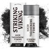Striking Viking Hair Fibers for Thinning Hair - Hair Building Fibers (Black) 28g - Naturally Derived Formula - Long Lasting Hair Powder for Undetectable, Thicker Looking Hair for Men & Women