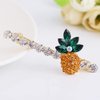 Set of 5 Fashion Rhinestone Hair Claw Creative pineapple Bobby Pin Headwear Hair Barrettes Clamps Hair Rope Accessories Hair Clips for Women