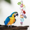 3Pcs Bird Toys for Parrots, Parakeet Toys, Parrot Toys, Cockatiel Toys, Budgie Toys, Macaw Toys, Bird Toy for Conures, Conure Toys for Chewing Exercise, Parakeet Cage Accessories,Bird Cage Accessories
