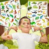 100 PCS Gecko Lizard Temporary Tattoos Themed Birthday Party Decorations Supplies Favors Decor Cute Leopard Reptile Chameleon Tattoo Stickers Gifts For Game Kids Boys Girls Classroom School Prizes