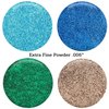 Glitties - Jade Green - Cosmetic Grade Extra Fine (.006") Loose Glitter Powder Safe for Skin! Perfect for Makeup, Body Tattoos, Face, Hair, Lips, Soap, Lotion, Nail Art - (30 Gram Jar)