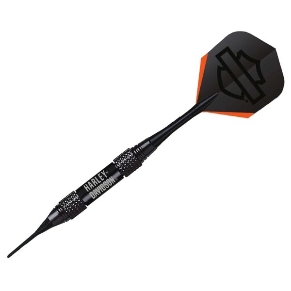 Harley-Davidson® 60241 Black Lightning Logo'd Soft Tip Dart (18-Grams)