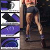 APEXUP Ankle Strap for Cable Machine, Ankle Resistance Bands, Cable Kick Back Ankle Straps for Gym, Glute Workouts, Leg Extensions, Adjustable Straps with Neoprene Padding (Single, Purple)