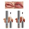 PWYSHXDF 2 PCS Peel off Lip Liner, Lip Liner Stain Tattoo, Long Lasting & Waterproof Lip Pencil, High Pigmented Tattoo Lip Liner, Lip Contour Kit, Smudge Proof Lip Tint, Matte Lip Makeup, 01+03