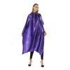Betty Dain Zodiac Styling Cape, 45" W x 65" L, Lightweight Polyester, Water Resistant, Adjustable Snap Closure, Purple Color, Zodiac Signs Pattern Design
