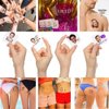 Custom The Groom Face Temporary Tattoos Adult, Personalized Fake Tattoos for Funny Bachelorette Party, Temporary Tattoos for Women,15 tattoos in One Paper