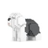 JEKCA Old English Sheepdog Mini 01S | Plastic Building Blocks | Age 14+