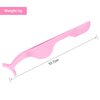 42 Pieces False Eyelashes Applicator Tool Individual Package Plastic Eyelash Extension Tweezers Eyelash Auxiliary Remover Clip for Women Girls Makeup Tools, 6 Colors