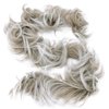 CAISHA Hairpiece Hair Wrap Heat-resistant Synthetic Fibres Curly Messy Updo Gray Mix HW31