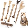 CAPHONT Silvervine Chew Sticks for Cats, 12 Pcs Catnip Toy Sticks for Indoor Cat Dental Chews Teeth Cleaning for Cat, Kitty, Kitten Calm Cat Anxiety and Stress Interactive Feather Toys