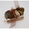 Luxury Goat Milk Soap Valentines day Giftset- BOGUE Big Soap Hearts No.11 Gardener-Juniper Berry & Cornmeal to Remove Dirt & Smell No.8-Cedarwood, Lemongrass & Rosemary. Nail scrubber, cloth & tray