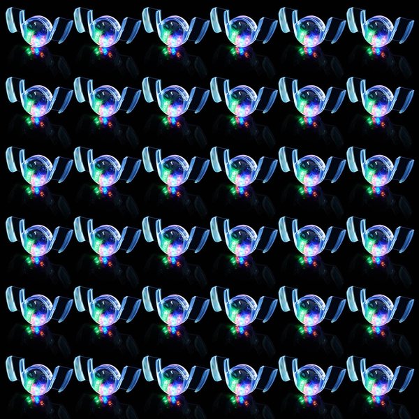 Lewtemi 4 Pcs Flashing Mouth Teeth Guard Light up Teeth Light up Mouthpiece Glow LED Party Favors for Halloween Rave Party Supplies Gift