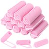 12 Pcs Foam Sponge Hair Rollers 2.4 Inch Hair Curlers to Sleep In Soft Sleep Rollers Hair Curlers for Curls Style Heatless Hair Curler Christmas Party Hairstyles