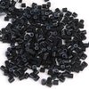 Prolinks- 500 pcs Premium Silicone Lined Copper Micro Rings Beads Tubes For I-Tip Hair Extensions (Black- 4 mm)