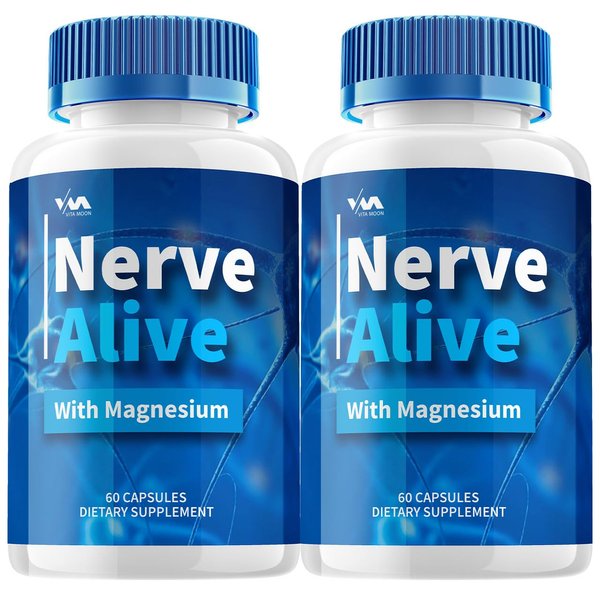 (2 Pack) Nerve Alive Supplement, NerveAlive Capsules - Advanced Formula, Maximum Strength Reviews, 120 Capsules